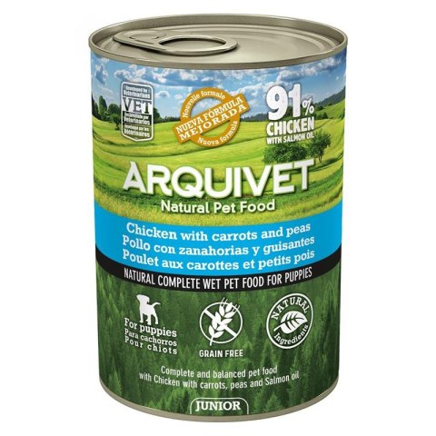 Arquivet ARQUIVET Mokra karma dla szczeniąt z kurczakiem Junior 12x400g