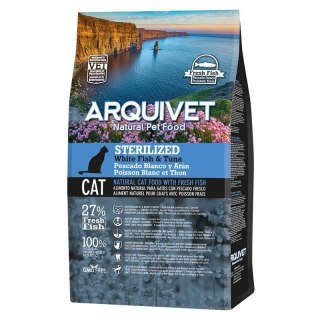 Arquivet Arquivet Sucha karma dla kotów sterylizowanych z białą rybą i tuńczykiem 1,5 kg