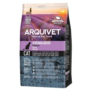 Arquivet Arquivet Sucha karma dla kotów sterylizowanych z indykiem 1,5 kg