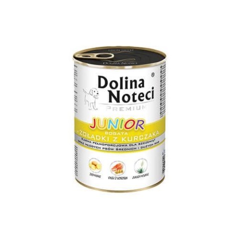 Dolina Noteci Dolina Noteci Junior bogata w żołądki z kurczaka 24 x 400 g