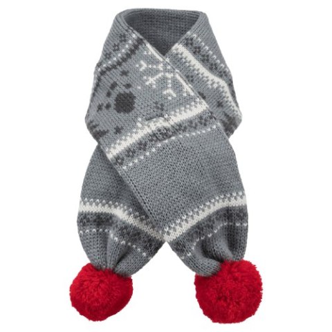 Hobby Szalik Xmas - 1 szt M szaro/biały Hobby Szalik Xmas - 1 szt M szaro/biały