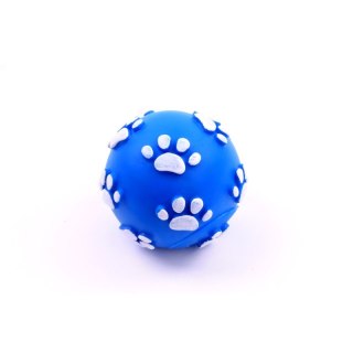 Rokus CHICO Zabawka piłka w łapki 8 cm niebieska