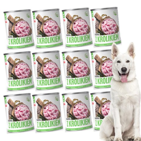 Tuf Tuf TUF TUF Mokra karma dla psa z królikiem 800g x 12szt.