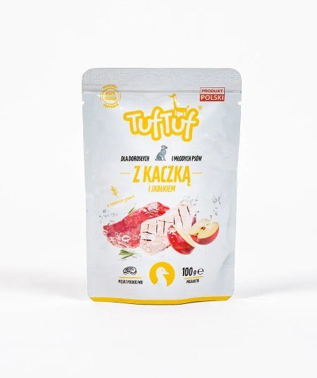 Tuf Tuf TUF TUF Saszetka kaczka z jabłkiem 100g x 10szt.