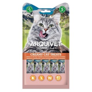 Arquivet ARQUIVET Kremowa przekąska z łososiem i krewetkami 5X14 g