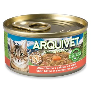 Arquivet Arquivet Puszka dla kota o smaku tuńczyka i łososia 24 x 80 g
