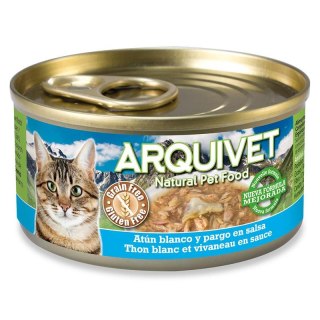Arquivet Arquivet Puszka dla kota o smaku tuńczyka i lucjana 24 x 80 g
