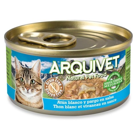 Arquivet Arquivet Puszka dla kota o smaku tuńczyka i lucjana 24 x 80 g