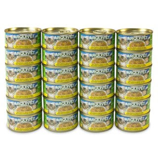 Arquivet Arquivet Puszka dla kota o smaku tuńczyka i serem 24 x 80 g