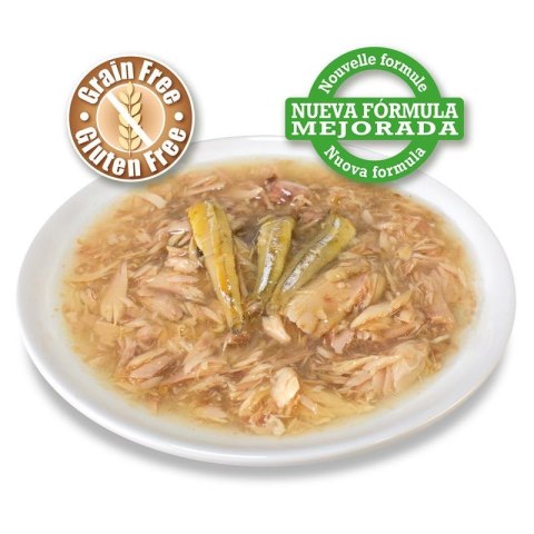 Arquivet Arquivet Puszka dla kota z tuńczykiem i sardelką 24 x 80 g