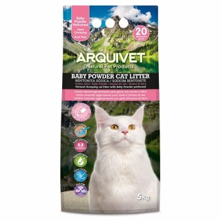 Arquivet [W] ARQUIVET Żwirek bentonitowy zbrylający BABY POWDER 5 kg