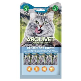 Arquivet [Zestaw] ARQUIVET Kremowa przekąska z tuńczykiem i dorszem 12 x 5X14 g