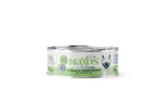 Naxos NAXOS CAT STERILIZED Puszka dla kotów sterylizowanych o smaku cielęciny i białej ryby 85g