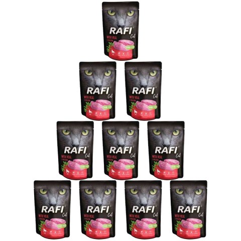 Rafi Rafi Cat saszetka cielęcina 10 x 100 g