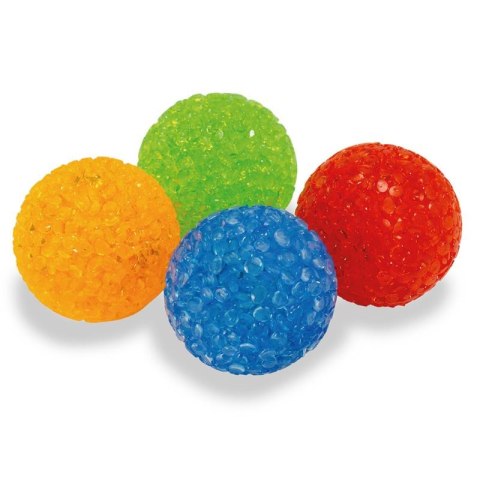 Arquivet ARQUIVET Gumowe piłeczki z dzwoneczkiem 3,5 cm dla kota 4 szt.