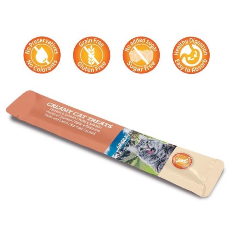 Arquivet ARQUIVET Kremowa przekąska z kurczakiem i łososiem 5X14 g