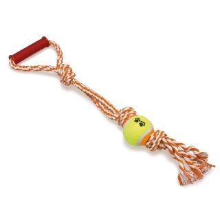 Arquivet ARQUIVET Sznur bawełniany z uchwytem i piłką dł. 60 cm