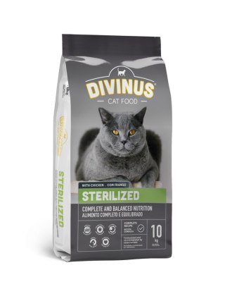 Divinus Divinus Cat Sterilized dla kotów sterylizowanych 10kg
