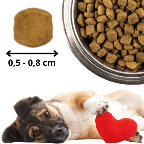 Kraina Radolin Jeleń 1,2 kg mniejszye rasy i szczenięta karma sucha pieczona 65% mięsa dla alergików z nadwrażliwością pokarmową
